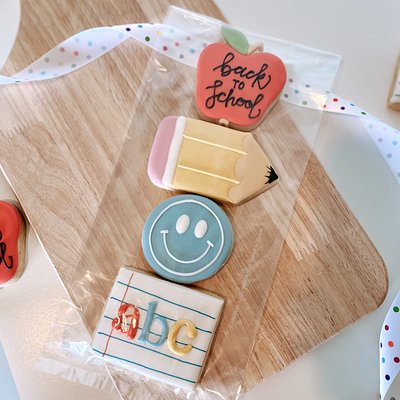 Back To School Mini Cookies