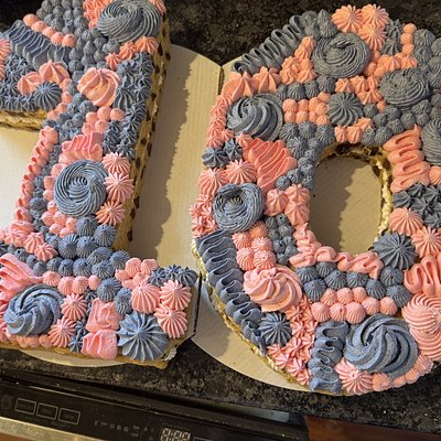 The Celebration Slice (TWO Letters/Numbers)