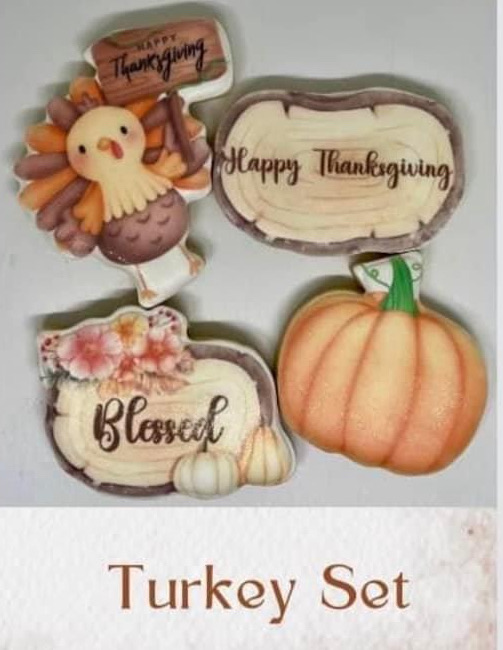 Turkey Thanksgiving Set