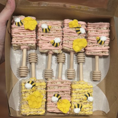 Chocolate Covered Rice Krispie Treats Custom