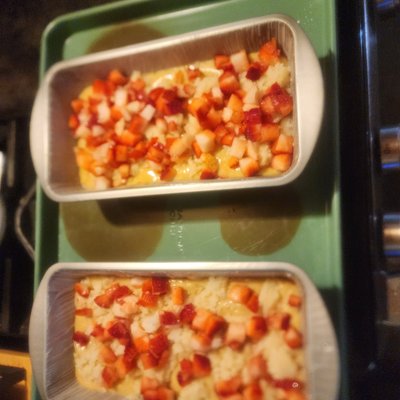 STRAWBERRY SOURDOUGH QUICK BREAD 