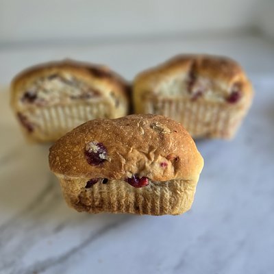 Mini Cranberry Brie Walnut Sourdough 