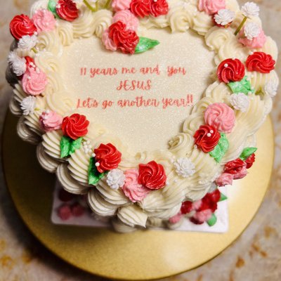 Heart Cake 4 Inch Two Layer