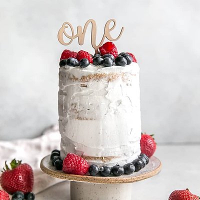 HEALTHY BABY SMASH CAKE