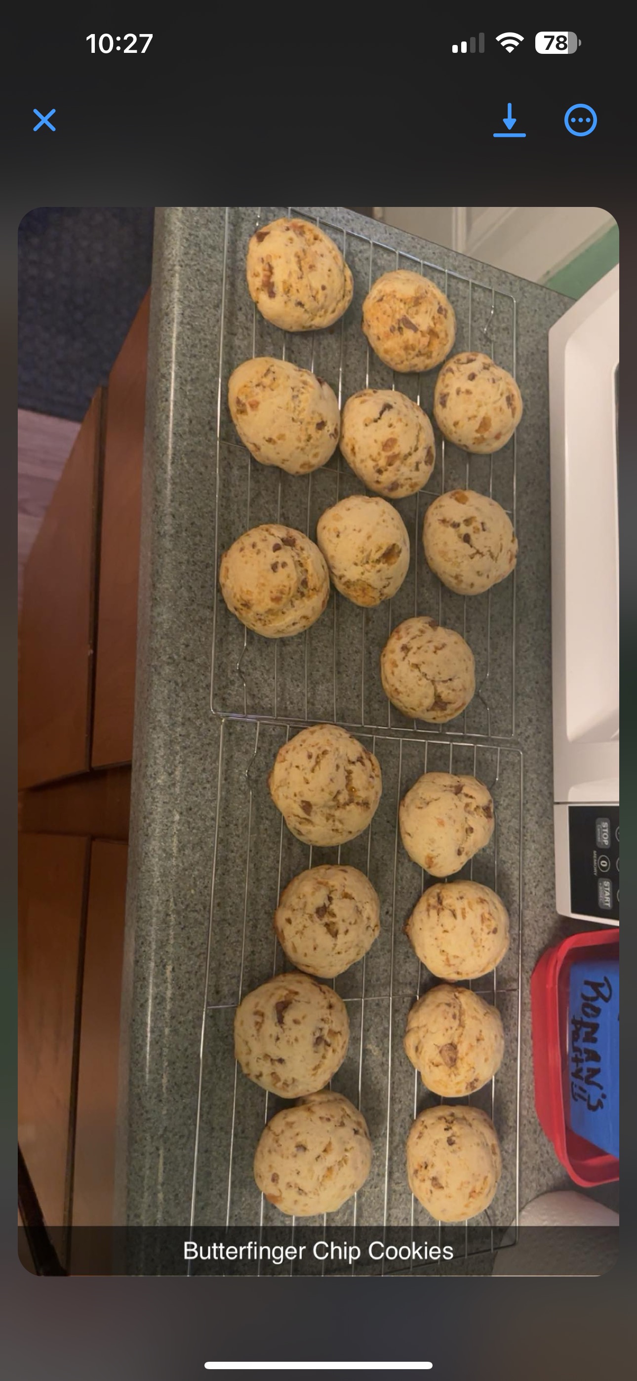 Butterfinger Chunk Cookies - Bakers Dozen 