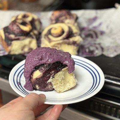 Blueberry Cinnamon Rolls
