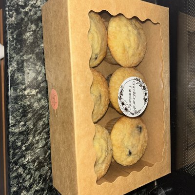 Sourdough Blueberry Muffins 6 Pack 