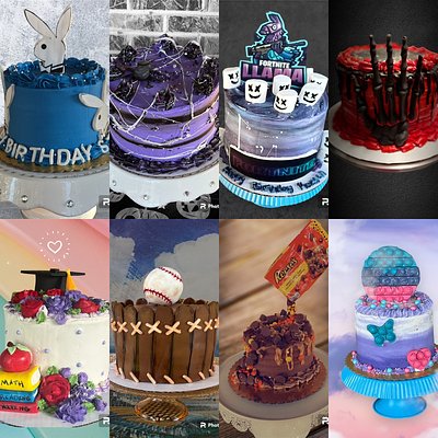 Creative Custom Round Cakes