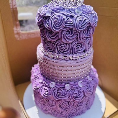 3 Tier Wedding Cak