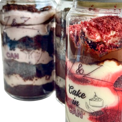 Box Of 3 Cake In Can