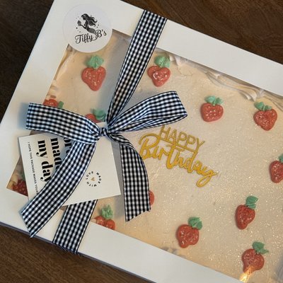 1/4 Sheet Cake 