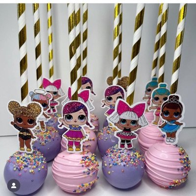 12 Designer Cake pops (Themed)