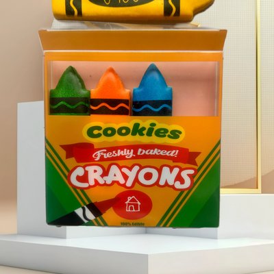 Crayon cookies