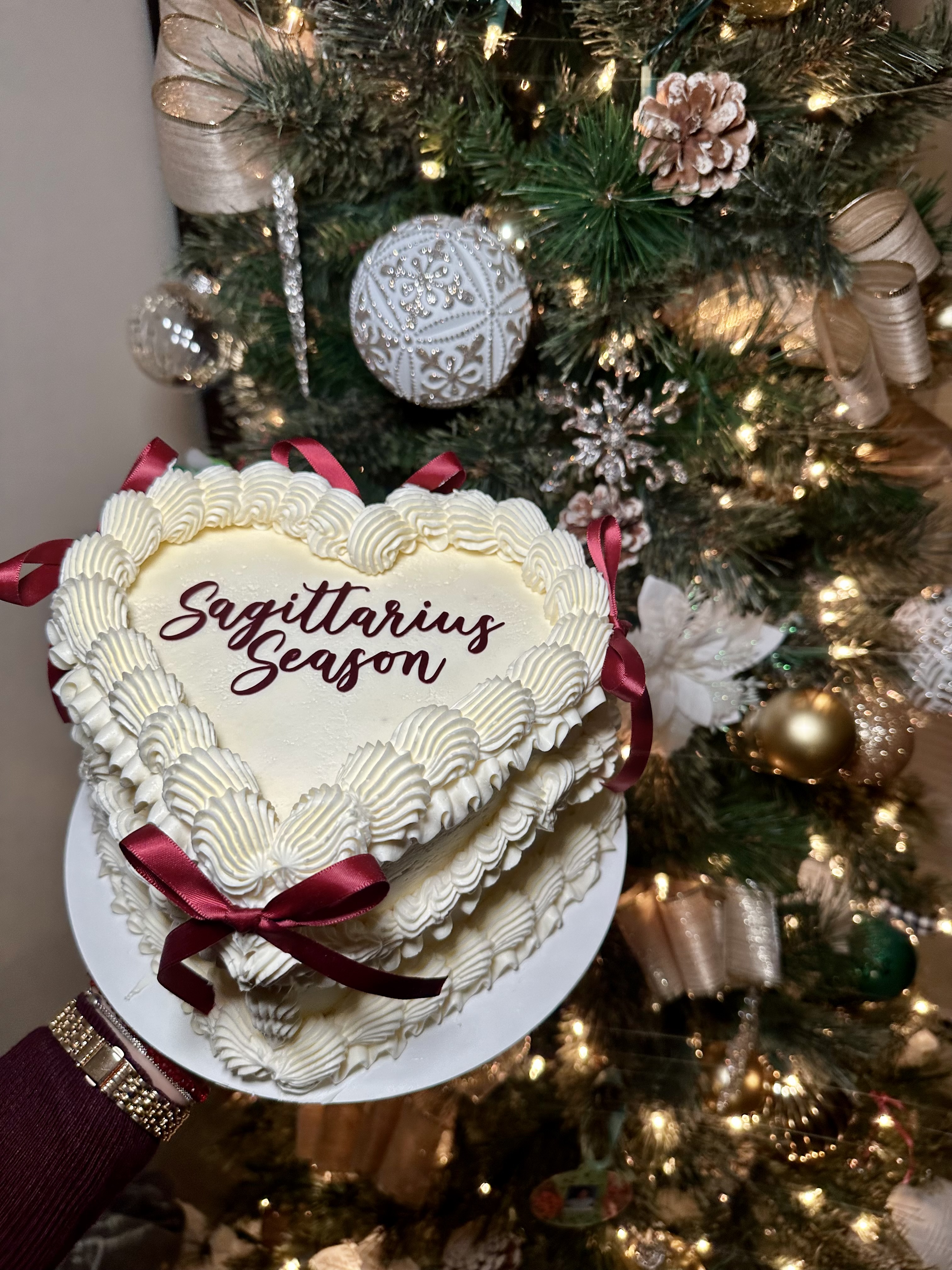 Vintage Heart Cake