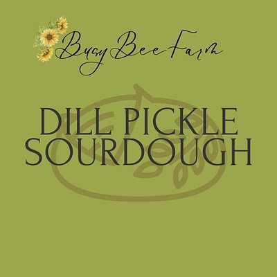 Dill Pickle Sourdough 