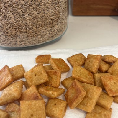 Wheaty Cheezies *MIX* Made With Organic Freshly Milled Flour 