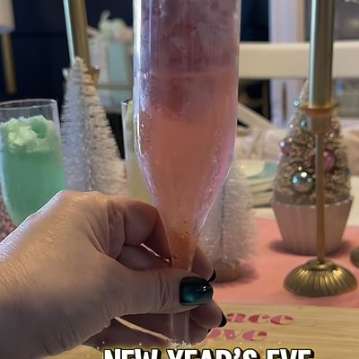 Cotton Candy Mocktails 