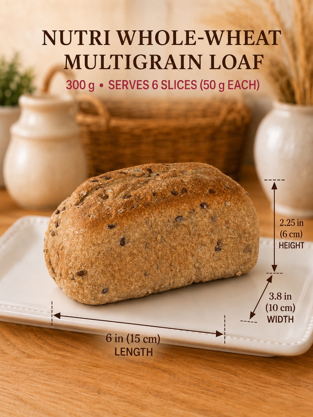 Nutri Whole-Wheat Multigrain Loaf 