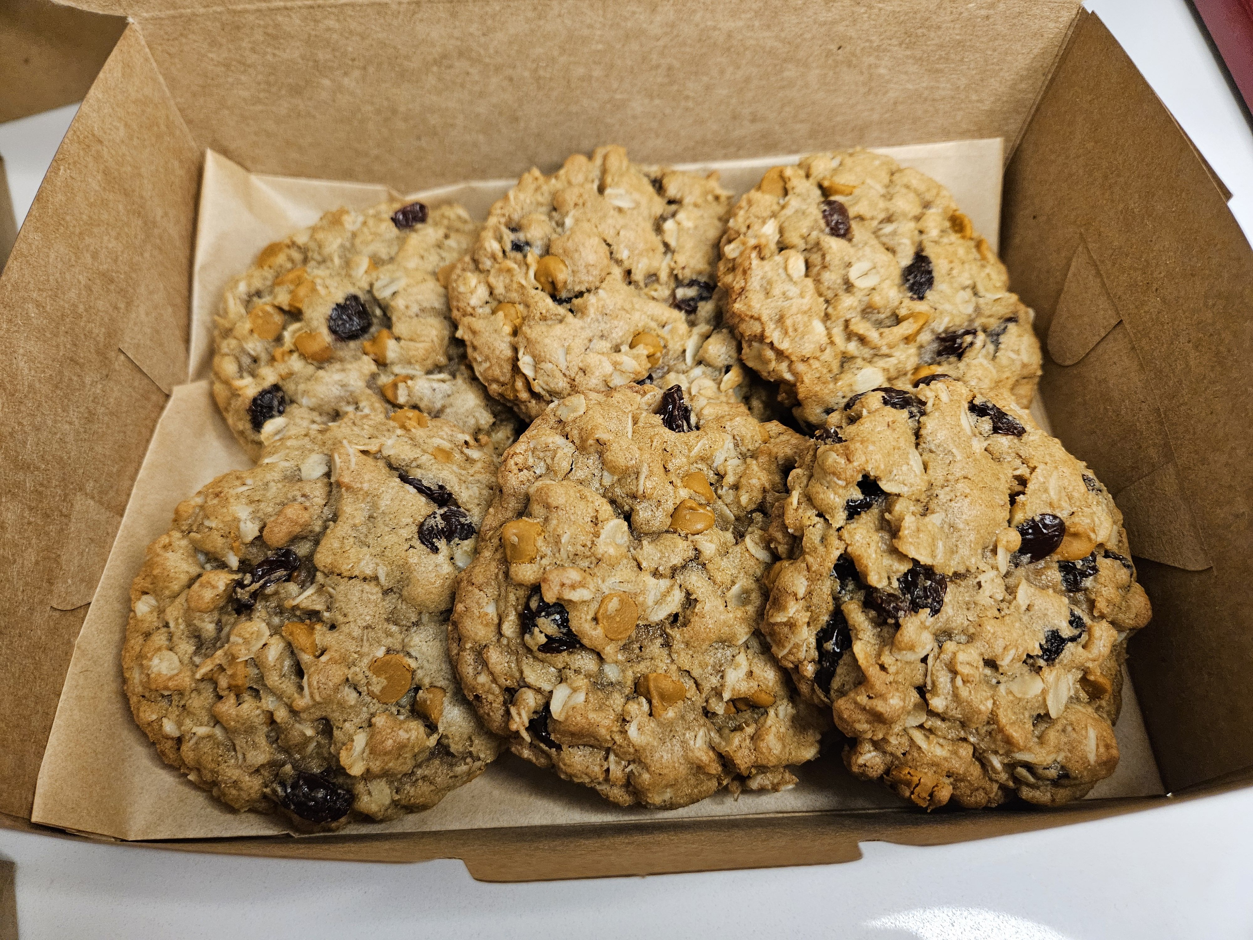 Oatmeal Raisin Cinnamon Chip Cookies