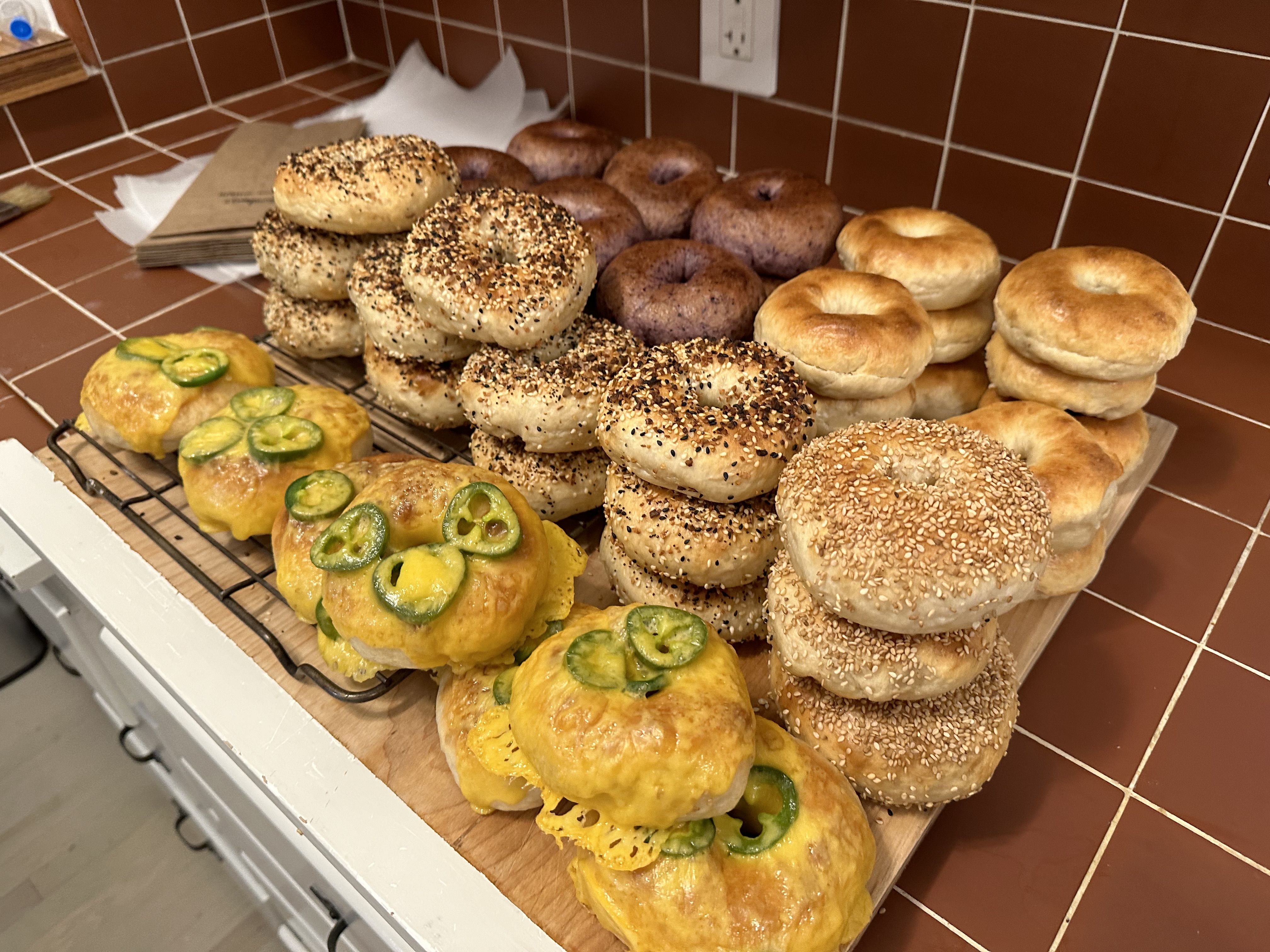 Sourdough Bagels (build your own) 