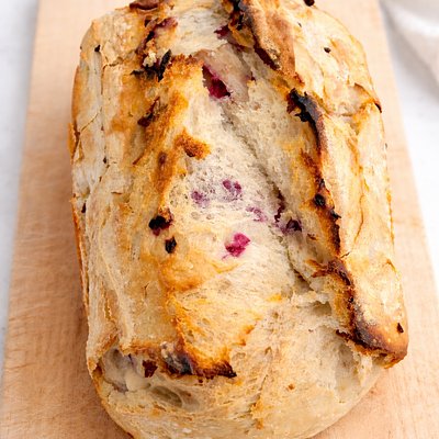 Raspberry White Chocolate Sourdough 