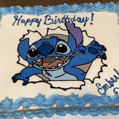 1/3 Sheet Cake Single Layer