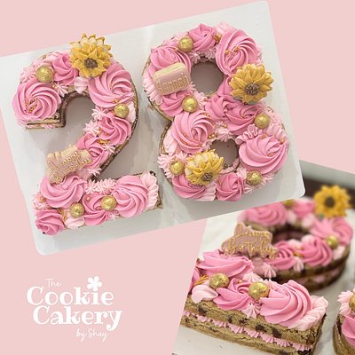 Number Cookie Cake (2-Layer)