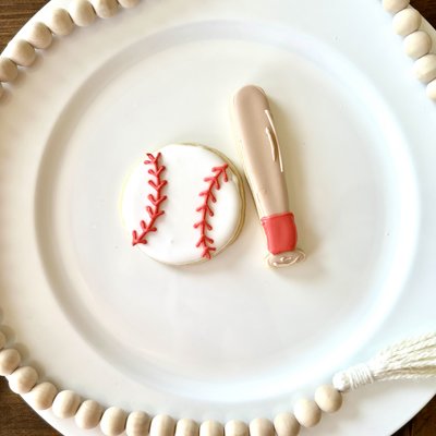 Baseball and Bat - Pair