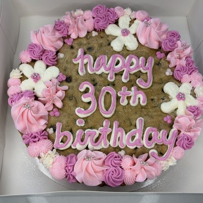 Chocolate Chip Cookie Cake With Swiss Meringue Buttercream