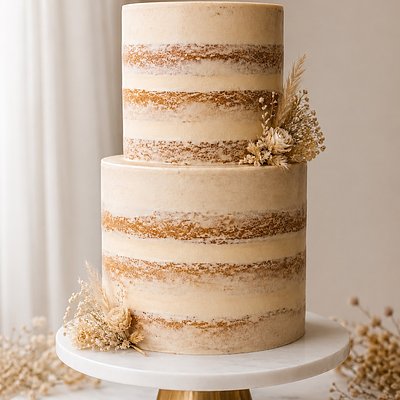 Tall 8" & 10" 2-Tier Cake (serves 90-100)