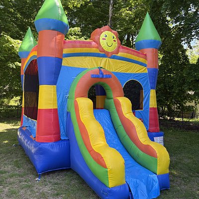 Rainbow Bounce House 