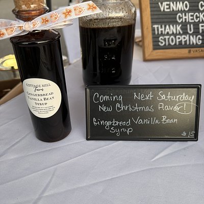 Gingerbread Vanilla Bean Syrup