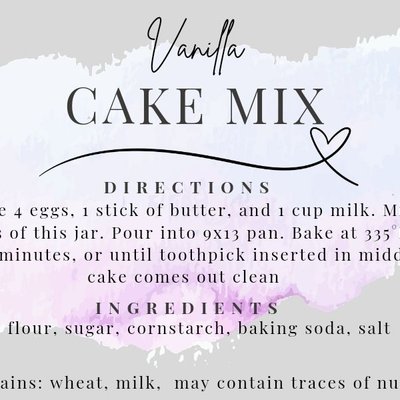 Vanilla Cake Mix