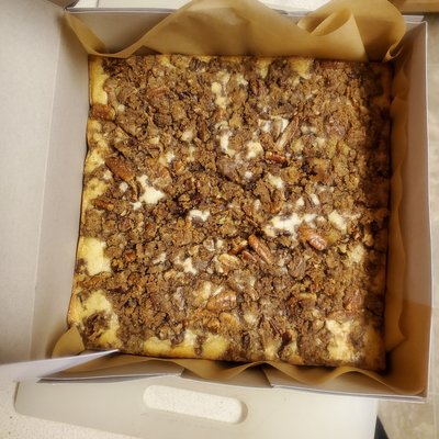 Cinnamon Crumble Sourdough Coffee Cake 