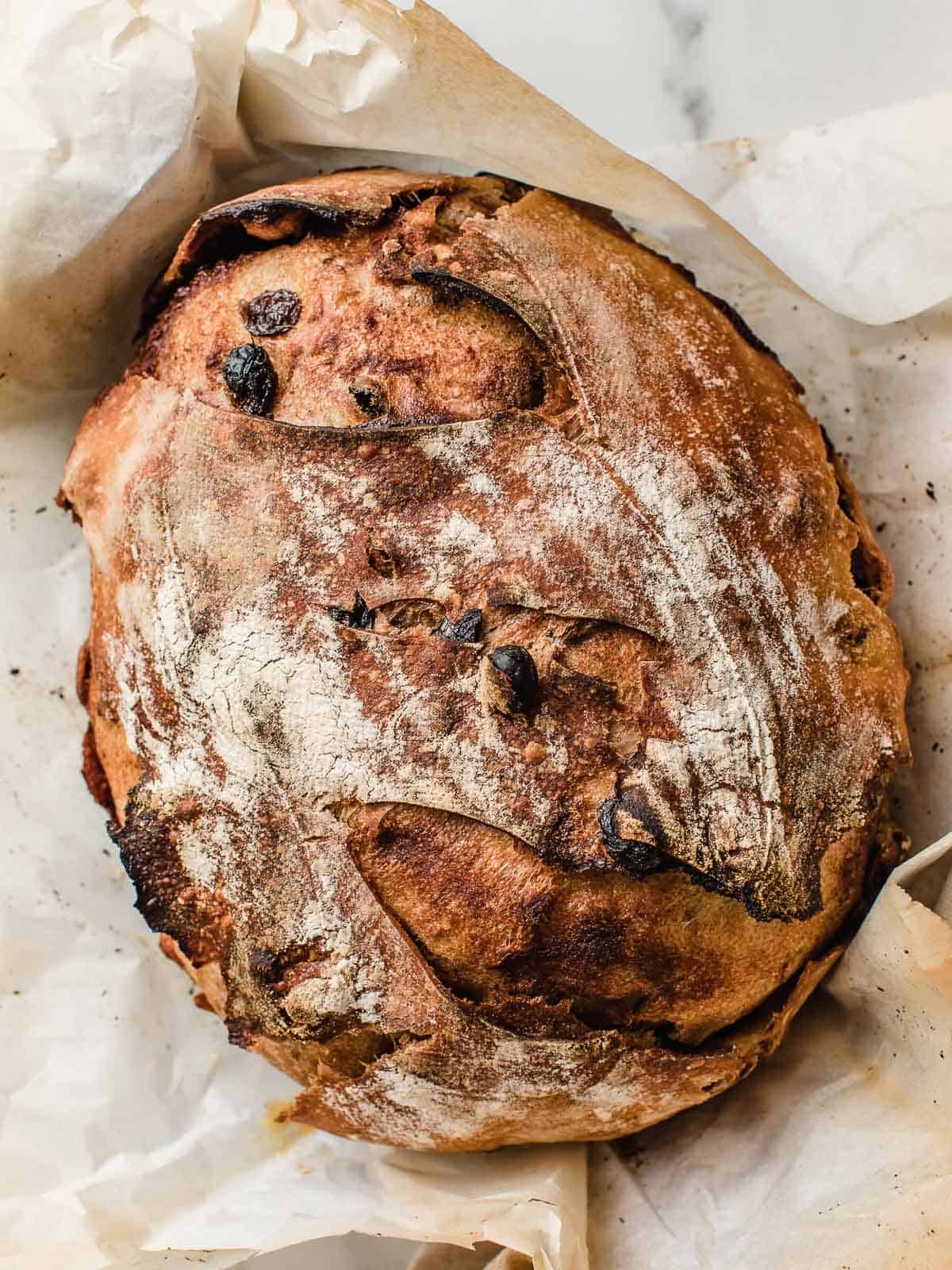 Large Cinnamon Raisin Sourdough