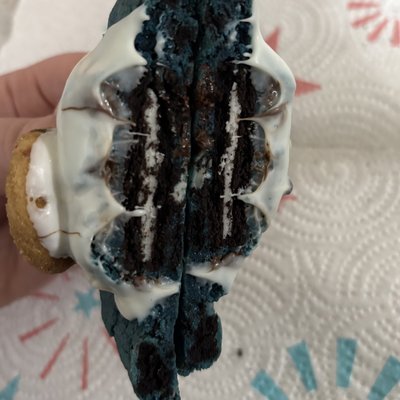 Stuffed Cookie Monster Cookies (6)
