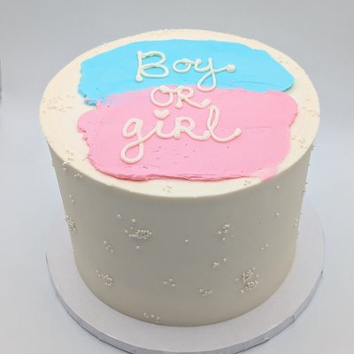 Gender Reveal Cake