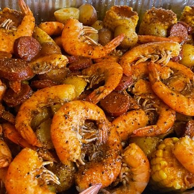Boiling Shrimp 4lb Tray 