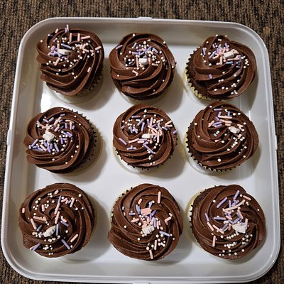 Unicorn Chocolate Cupcakes
