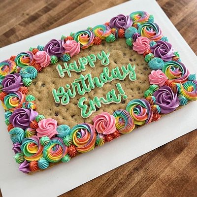 9 X 13 Double Layer Cookie Cake