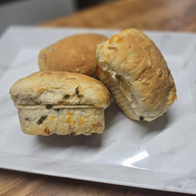 Mini Size Jalapeño Cheddar Sourdough Bread 