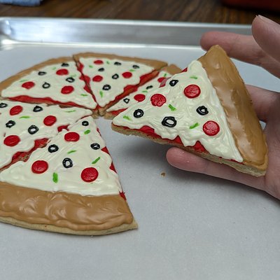Pizza Sugar Cookies 