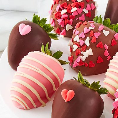 6ct Valentine’s Chocolate Covered Strawberries 