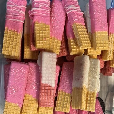 Dipped Wafers 