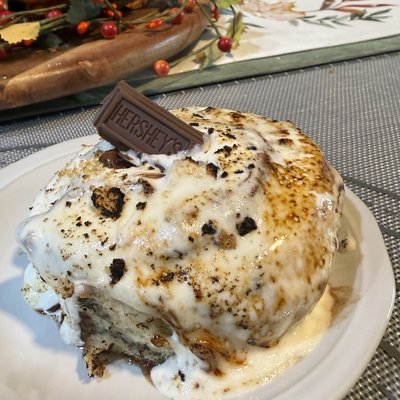 2pk-Giant Sourdough S’mores Cinnamon Rolls