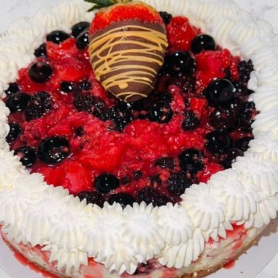 Fresh Fruit Cheesecakes