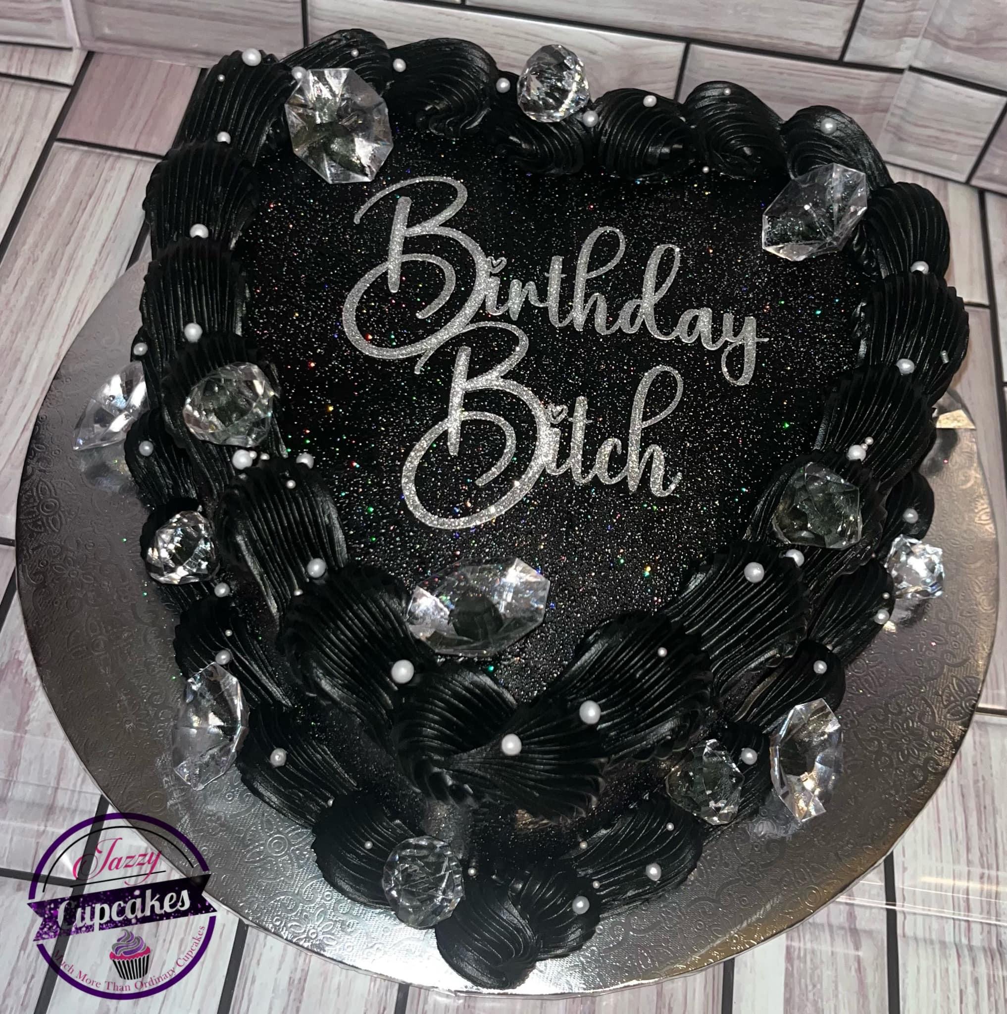 8in. Heart /Round Shaped Cake 2 Layer (Feeds Up To 25 Guests)