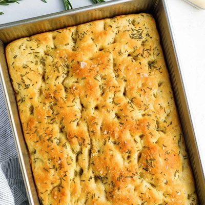 Garlic & Herb Sourdough Focaccia