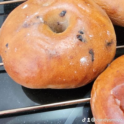 Blueberry Sourdough Bagels