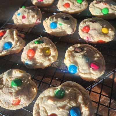 Candy Chocolate Chip Cookies